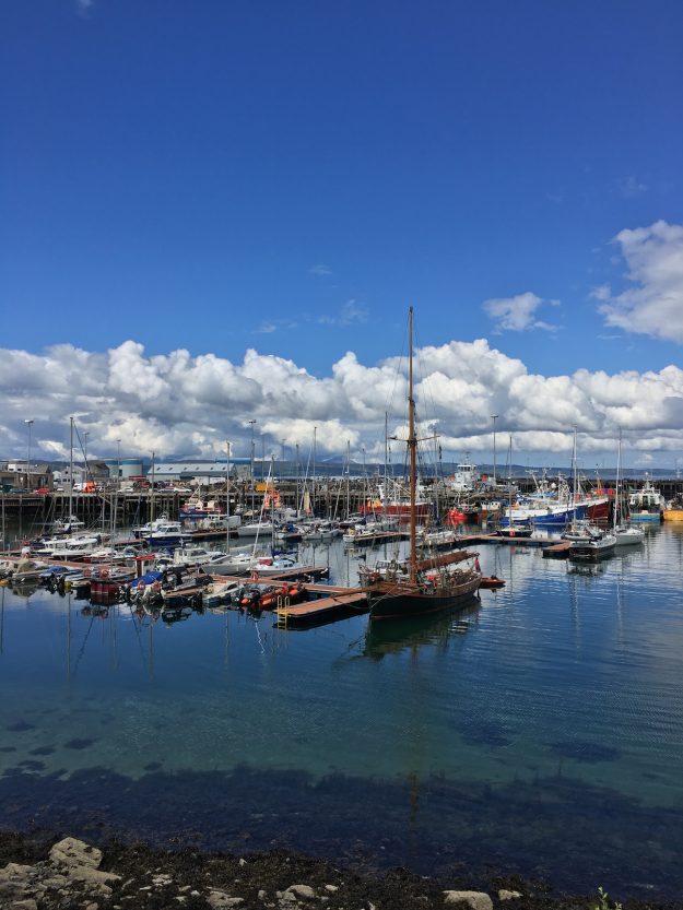 Reaching the Isles yachts quay side